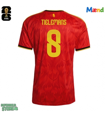 Belgien Youri Tielemans #8 Replika Hjemmebanetrøje VM 2026 Kortærmet